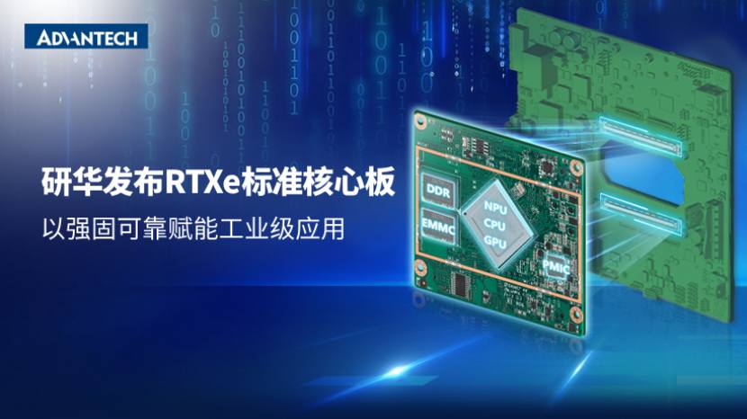 产品 | 新升级!研华推出RTXe标准核心板,以强固可靠赋能工业级应用
