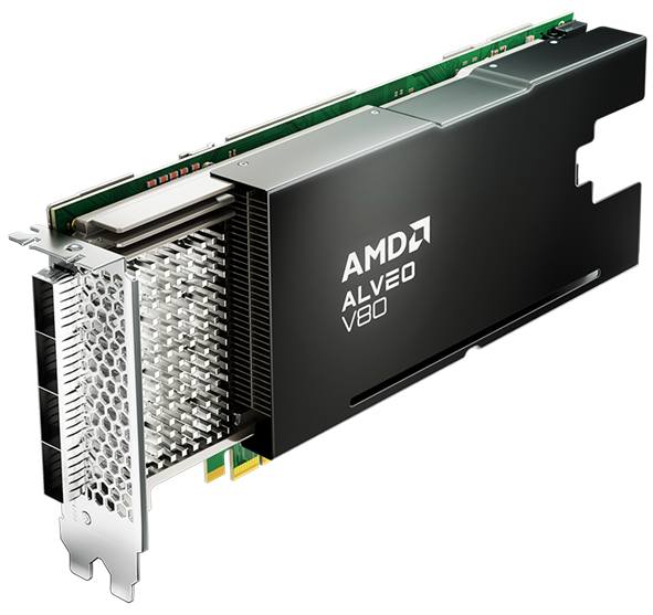 借助全新 AMD Alveo™ V80 计算加速卡释放计算能力