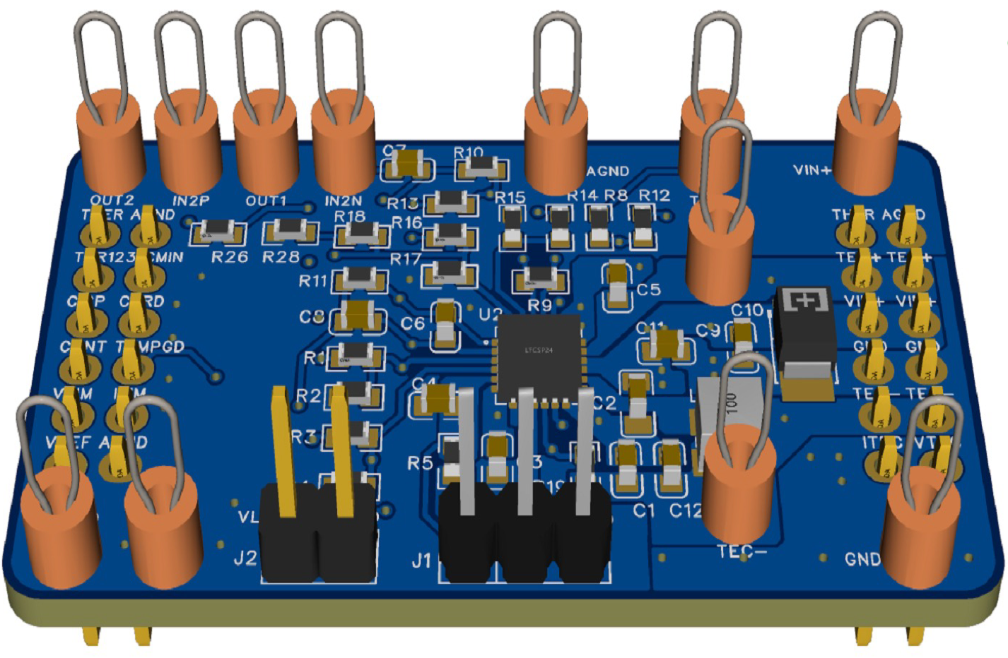 ADN8834CP 1.5A TEC控制器
