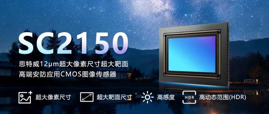产品 | 思特威全新推出12μm超大像素尺寸超大靶面高端智能安防应用CMOS图像传感器